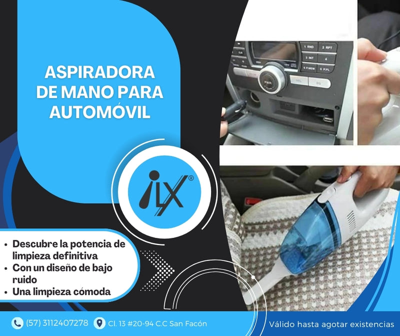 Aspiradora De Mano para automóvil 12V